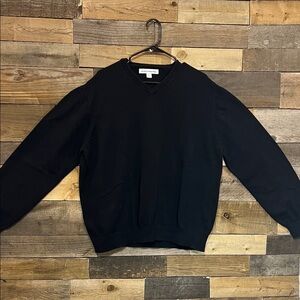 Amazon Essentials Men's Black V-Neck Sweater XXL